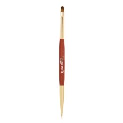 Pensula Unghii Dubla pentru Constructie & Nail Art - LUXORISE #04-Accesorii Unghii  data-eio=