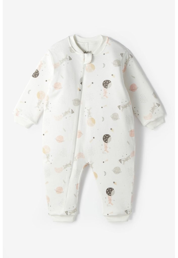 Pijama din bumbac cu model-BAIETI/IMBRACAMINTE/Pijamale si halate de baie-IMBRACAMINTE/Pijamale si halate de baie