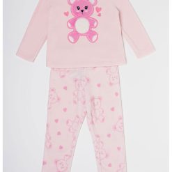 Pijama din fleece cu model-FETE/IMBRACAMINTE/Pijamale si halate de baie-IMBRACAMINTE/Pijamale si halate de baie