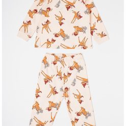 Pijama lunga cu desene-FETE/IMBRACAMINTE/Pijamale si halate de baie-IMBRACAMINTE/Pijamale si halate de baie