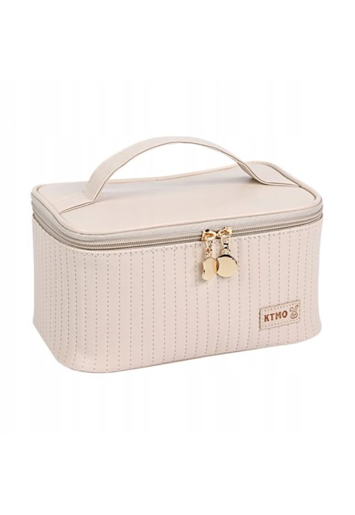 Portfard  bej - 22x13.5x12cm-FEMEI/INGRIJIRE COSMETICA/Produse cosmetice-INGRIJIRE COSMETICA/Produse cosmetice