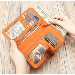 Portofel dama Delis Amirel PT1402 piele naturala Negru 4