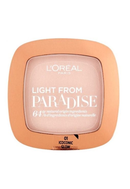 Pudra iluminatoare - Loreal - Light From Paradise - 01 Icoconic Glow-FEMEI/INGRIJIRE COSMETICA/Produse cosmetice-INGRIJIRE COSMETICA/Produse cosmetice