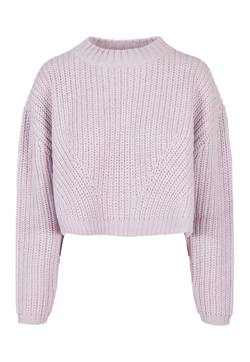 Pulover crop cu maneci cazute-FEMEI/IMBRACAMINTE/Pulovere si cardigane-IMBRACAMINTE/Pulovere si cardigane