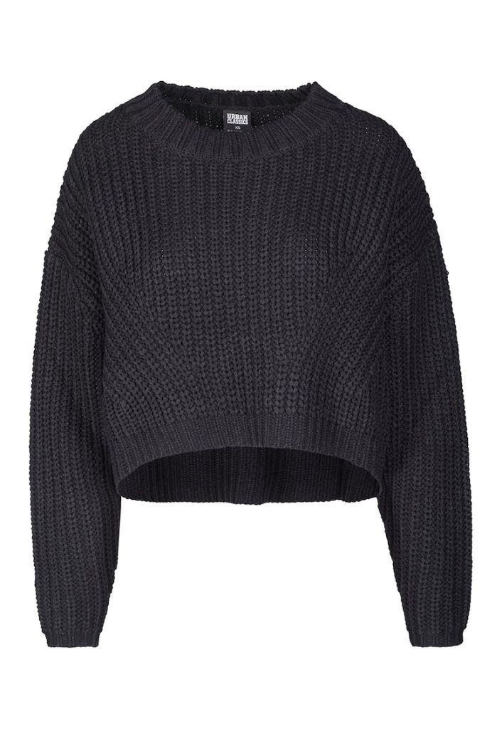 Pulover crop cu maneci cazute-FEMEI/IMBRACAMINTE/Pulovere si cardigane-IMBRACAMINTE/Pulovere si cardigane