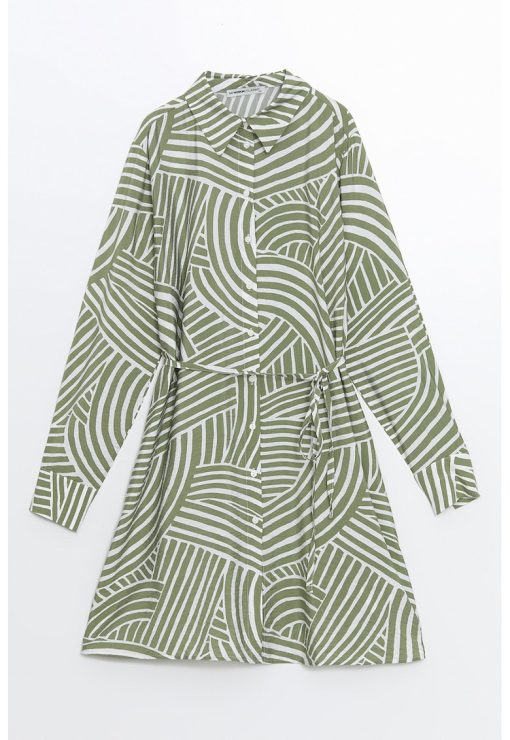 Rochie-camasa cu imprimeu-FEMEI/IMBRACAMINTE/Rochii-IMBRACAMINTE/Rochii