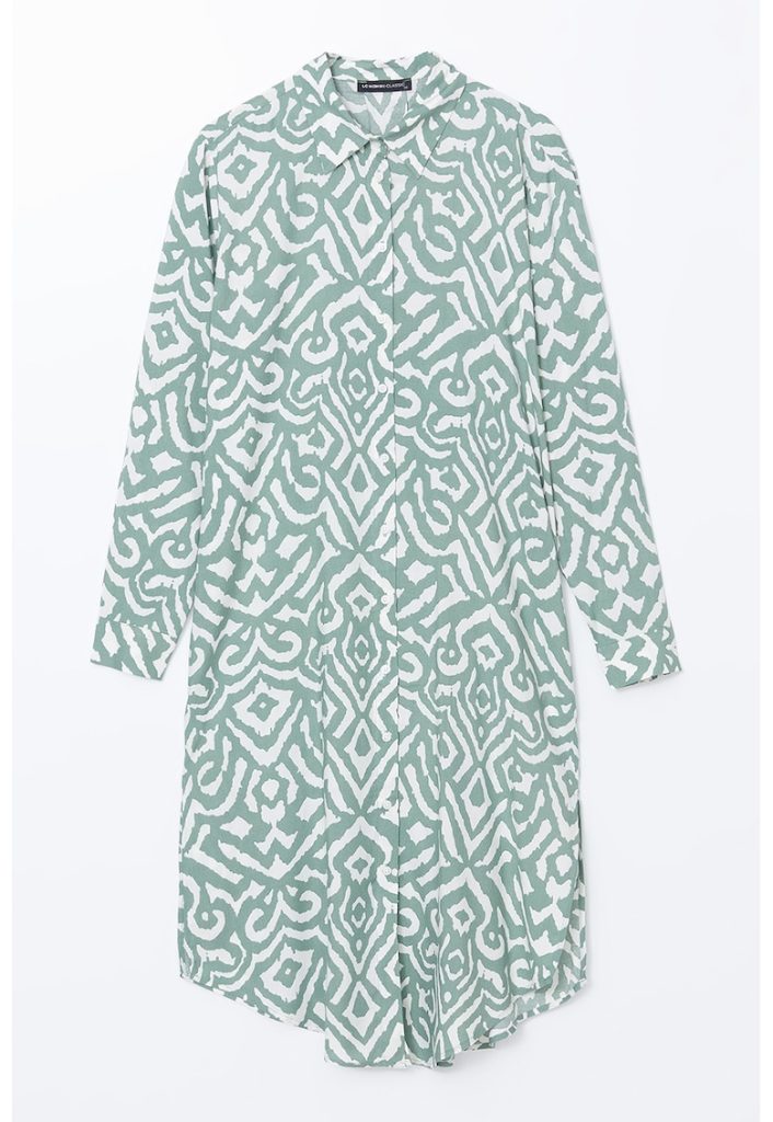 Rochie cu croiala dreapta si nasturi-FEMEI/IMBRACAMINTE/Rochii-IMBRACAMINTE/Rochii