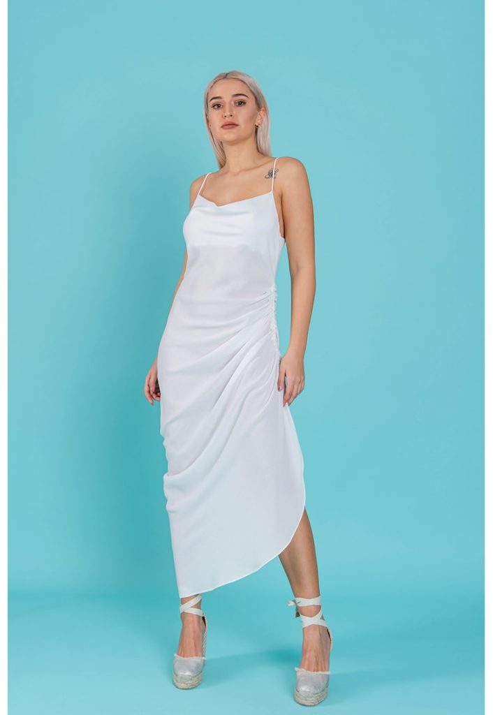 Rochie cu decolteu drapat Eloise-FEMEI/IMBRACAMINTE/Rochii-IMBRACAMINTE/Rochii