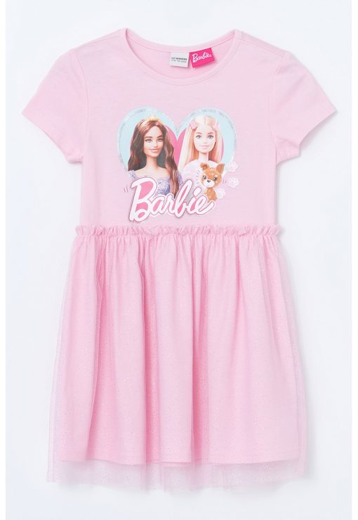 Rochie evazata cu imprimeu cu desene-FETE/IMBRACAMINTE/Rochii-IMBRACAMINTE/Rochii