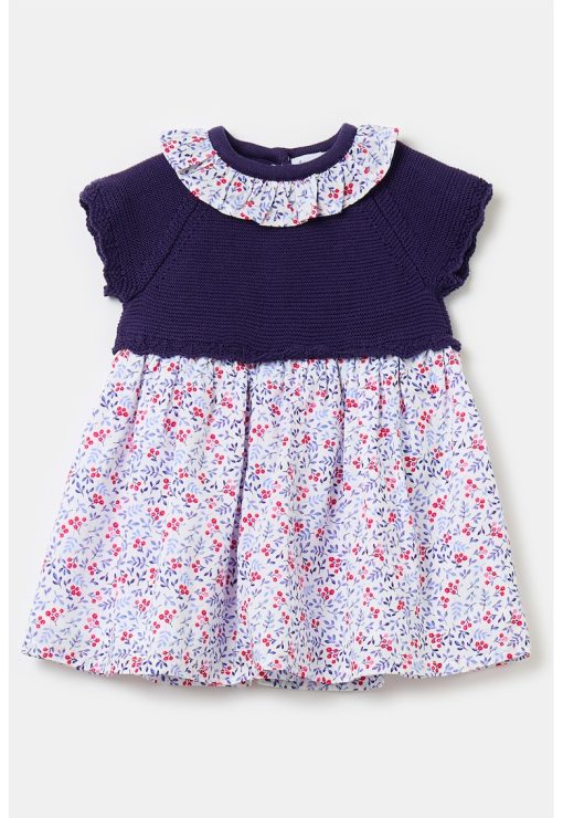 Rochie evazata cu imprimeu floral-FETE/IMBRACAMINTE/Rochii-IMBRACAMINTE/Rochii