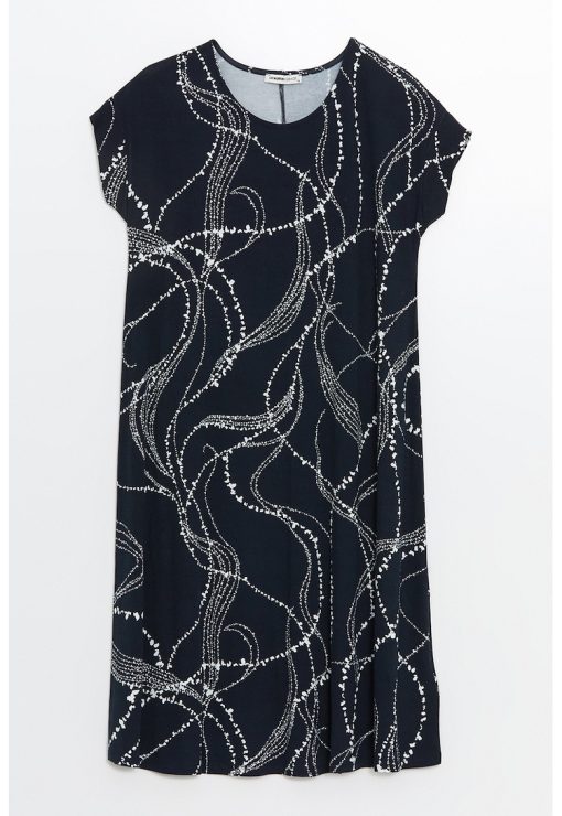 Rochie midi cu model-FEMEI/IMBRACAMINTE/Rochii-IMBRACAMINTE/Rochii