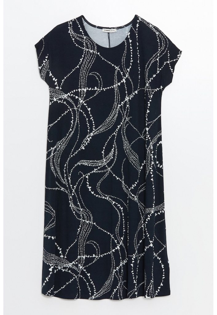 Rochie midi cu model-FEMEI/IMBRACAMINTE/Rochii-IMBRACAMINTE/Rochii