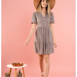 Rochie mini cu croiala in A Belona-FEMEI/IMBRACAMINTE/Rochii-IMBRACAMINTE/Rochii