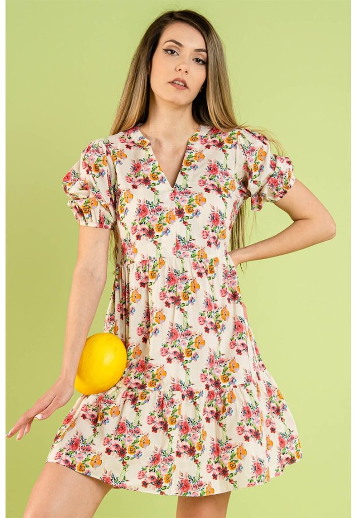 Rochie mini cu croiala in A Belona-FEMEI/IMBRACAMINTE/Rochii-IMBRACAMINTE/Rochii