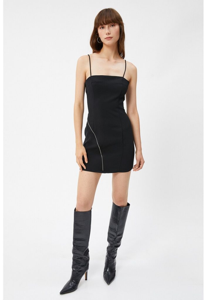 Rochie mini cu fermoar-FEMEI/IMBRACAMINTE/Rochii-IMBRACAMINTE/Rochii