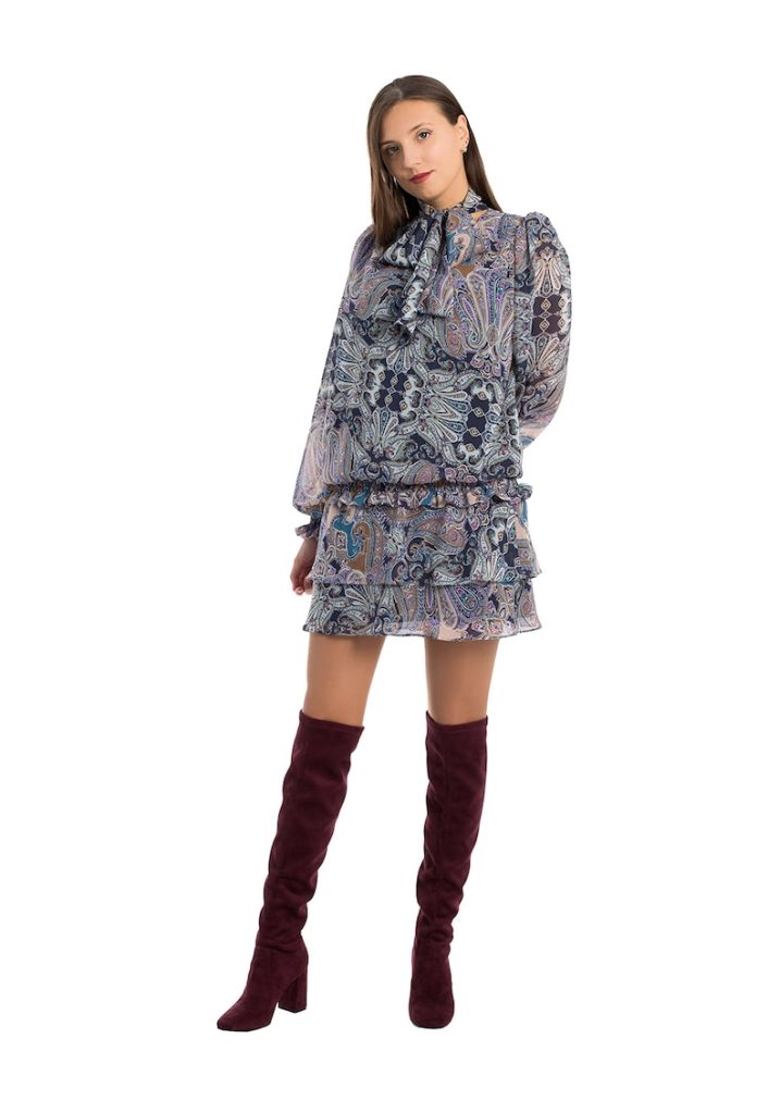 Rochie mini cu maneci lungi Devon-FEMEI/IMBRACAMINTE/Rochii-IMBRACAMINTE/Rochii