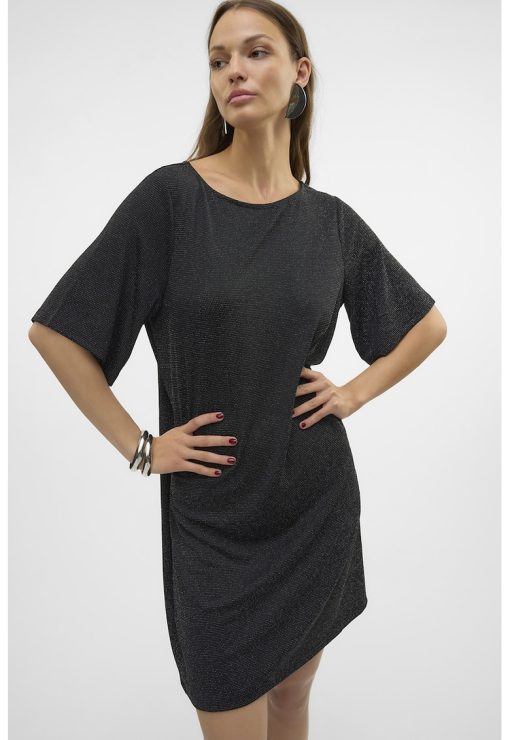 Rochie scurta lejera din lurex-FEMEI/IMBRACAMINTE/Rochii-IMBRACAMINTE/Rochii