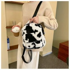 Rucsac dama Arlenis GT3715 NegruAlb 5