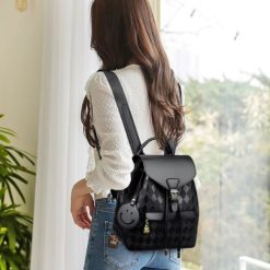 Negru/Crem-Femei-Rucsacuri dama 