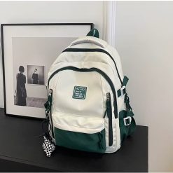 Verde/Alb-Femei-Rucsacuri dama 