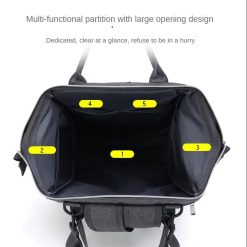 Rucsac multifunctional pentru mamici Mavina GT3693 Gri 4