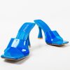 Saboti dama English Albastri-Sandale cu toc-Sandale cu toc