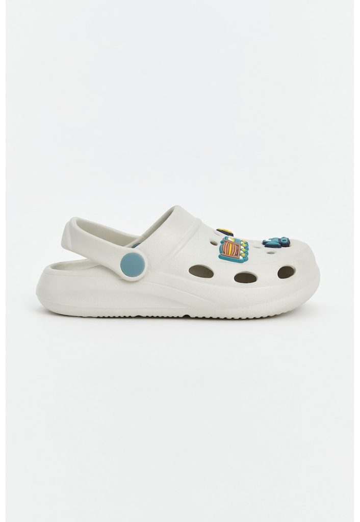 Saboti slingback cu aplicatii-BAIETI/INCALTAMINTE/Papuci-INCALTAMINTE/Papuci