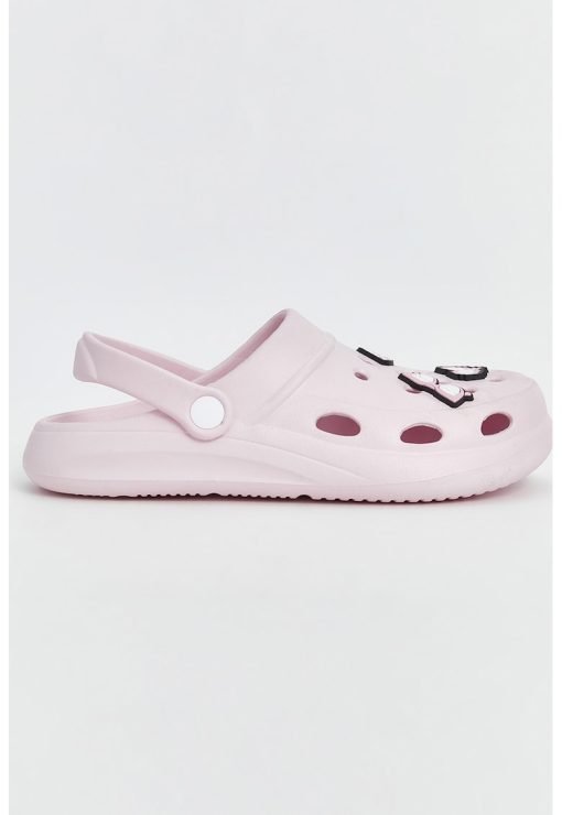 Saboti slingback cu design perforat-FETE/INCALTAMINTE/Papuci-INCALTAMINTE/Papuci