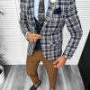 Sacou barbati slim fit bleumarin 13197  12-Sacouri barbati
