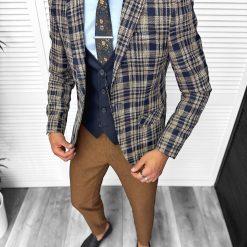 Sacou barbati slim fit maro 13197  12-1.2-Sacouri barbati
