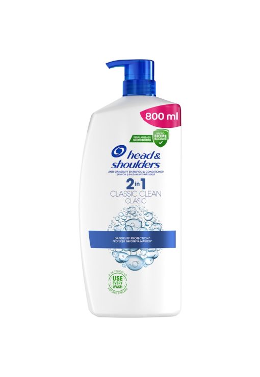 Sampon anti-matreata Head & Shoulders Classic Clean 2-in-1 pentru par normal-FEMEI/INGRIJIRE COSMETICA/Produse cosmetice-INGRIJIRE COSMETICA/Produse cosmetice