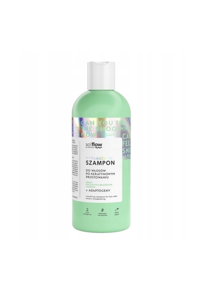 Sampon de netezire pentru par dupa indreptarea cu keratina - So!Flow - 400ml-FEMEI/INGRIJIRE COSMETICA/Produse cosmetice-INGRIJIRE COSMETICA/Produse cosmetice