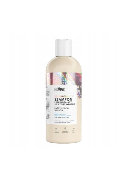Sampon peeling care prelungeste prospetimea - So!Flow - 400ml-FEMEI/INGRIJIRE COSMETICA/Produse cosmetice-INGRIJIRE COSMETICA/Produse cosmetice