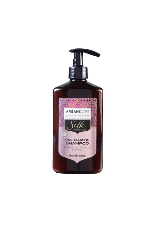 Sampon revitalizant pentru descurcare instanta si stralucire - cu proteina de matase - Silk -  400 ml-FEMEI/INGRIJIRE COSMETICA/Produse cosmetice-INGRIJIRE COSMETICA/Produse cosmetice