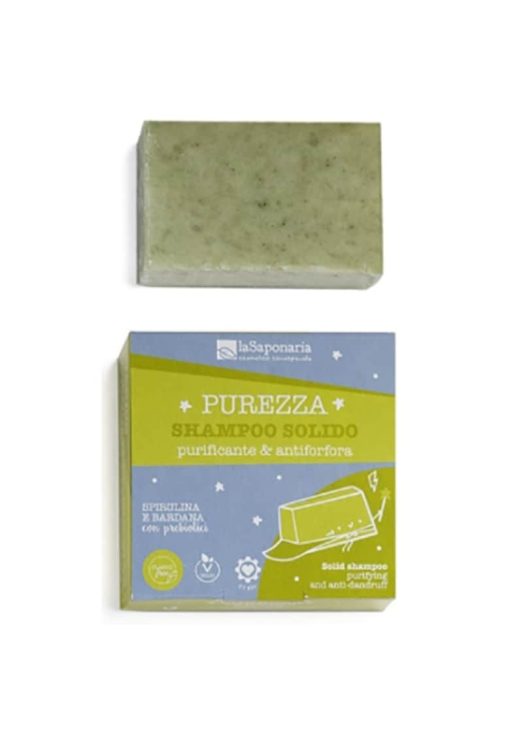 Sampon solid anti-matreata La Saponaria - 50 gr-FEMEI/INGRIJIRE COSMETICA/Produse cosmetice-INGRIJIRE COSMETICA/Produse cosmetice