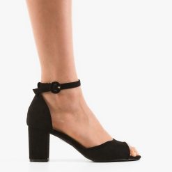 Sandale cu toc Duncan Negre 5