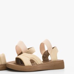 Sandale dama Clytia Bej 3
