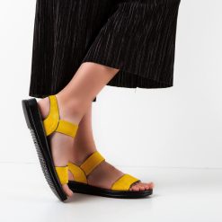Sandale dama Polta Galbeni 2