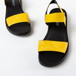 Sandale dama Polta Galbeni 4