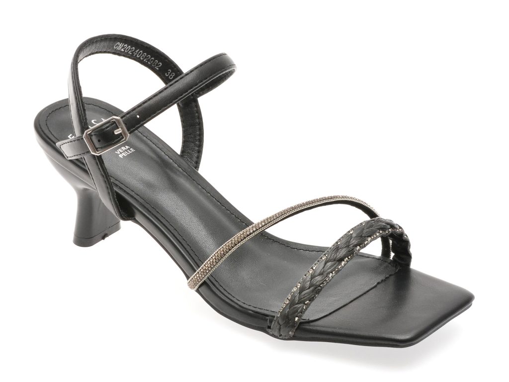 Sandale elegante EPICA negre