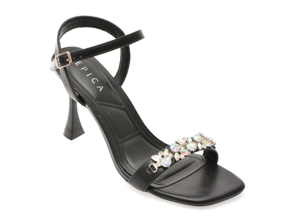 Sandale elegante EPICA negre