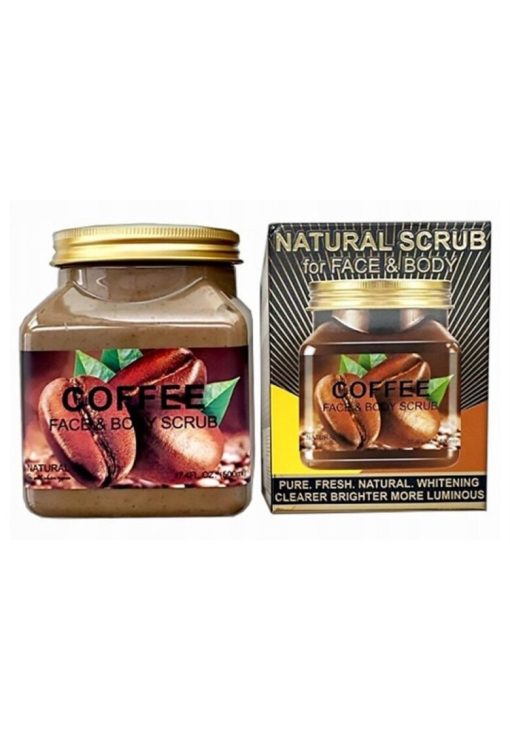 Scrub natural cu cafea pentru fata si corp -  Natural Coffee - 350 ml-FEMEI/INGRIJIRE COSMETICA/Produse cosmetice-INGRIJIRE COSMETICA/Produse cosmetice