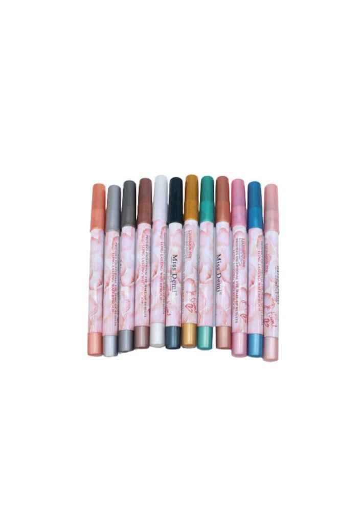Set 12 creioane ochi waterproof -  Je T'aime-FEMEI/INGRIJIRE COSMETICA/Produse cosmetice-INGRIJIRE COSMETICA/Produse cosmetice