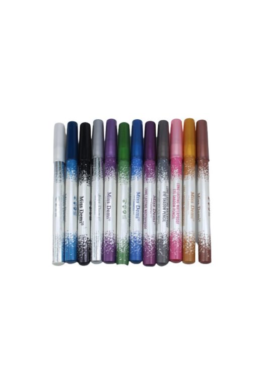 Set 12 creioane ochi waterproof -  Lunga Durata-FEMEI/INGRIJIRE COSMETICA/Produse cosmetice-INGRIJIRE COSMETICA/Produse cosmetice