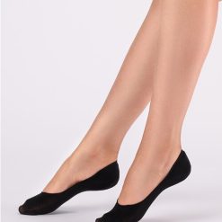 Set 2 perechi talpici microfibra cu silicon si talpa din bumbac Marilyn Comfort Classic-FEMEI