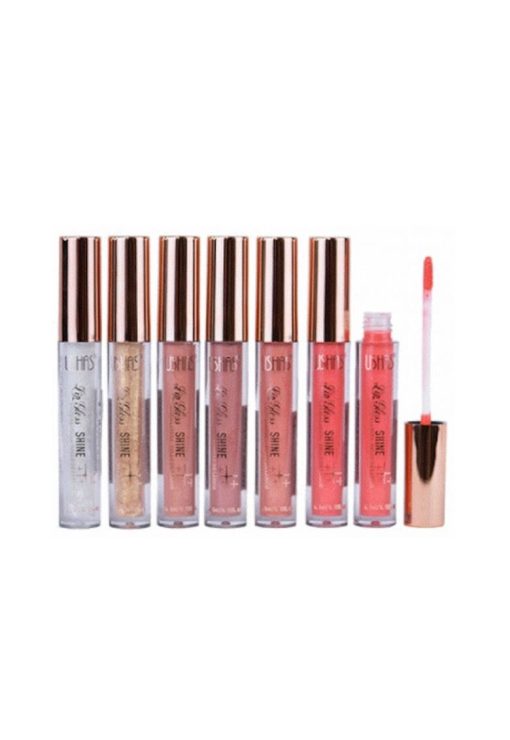 Set 6 luciuri de buze -  Shine Lip Gloss - 02-FEMEI/INGRIJIRE COSMETICA/Produse cosmetice-INGRIJIRE COSMETICA/Produse cosmetice