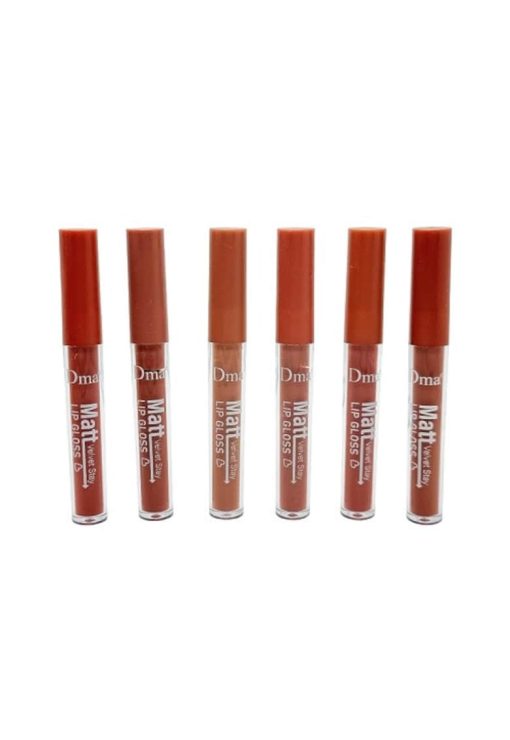 Set 6 rujuri de buze -  Matt Velvet Stay - Mate-FEMEI/INGRIJIRE COSMETICA/Produse cosmetice-INGRIJIRE COSMETICA/Produse cosmetice
