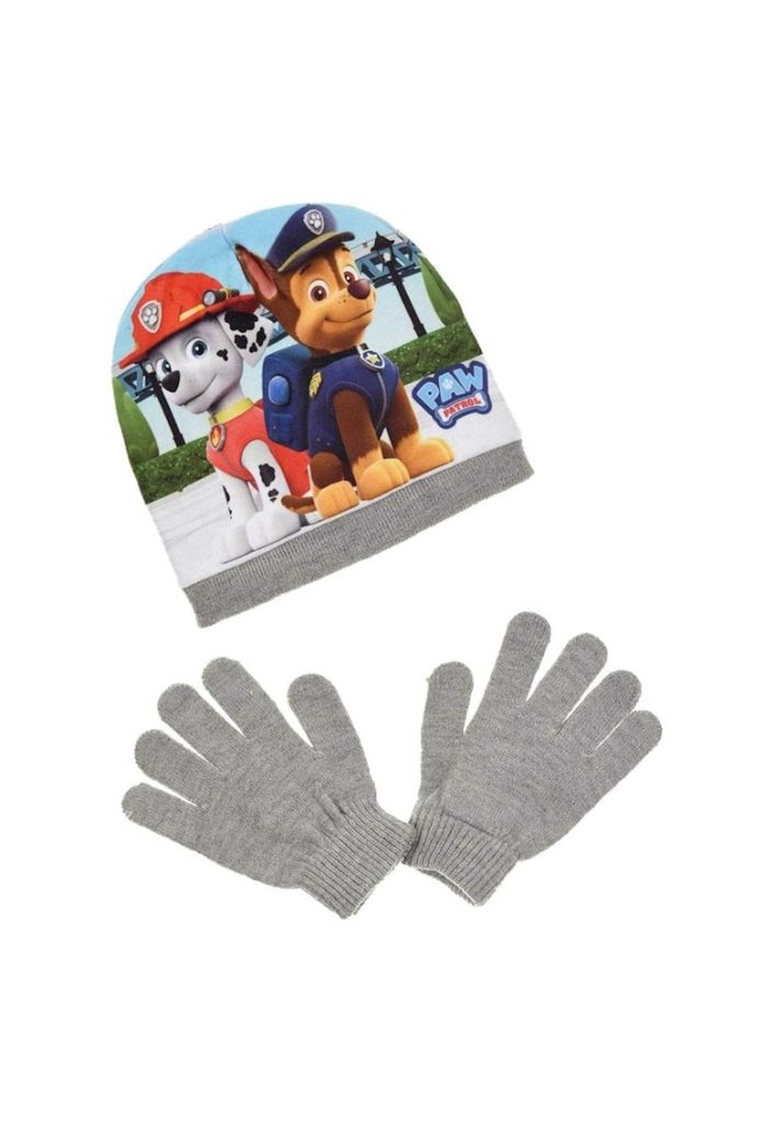 Set Caciula si Manusi  Gri-FEMEI/GENTI SI ACCESORII/Palarii