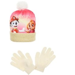 Set Caciula si Manusi  Zima - Crem - 54-FETE/GENTI SI ACCESORII/Palarii