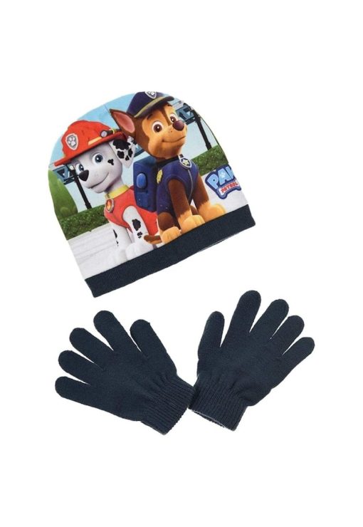 Set Caciula si Manusi  albastru-FEMEI/GENTI SI ACCESORII/Palarii